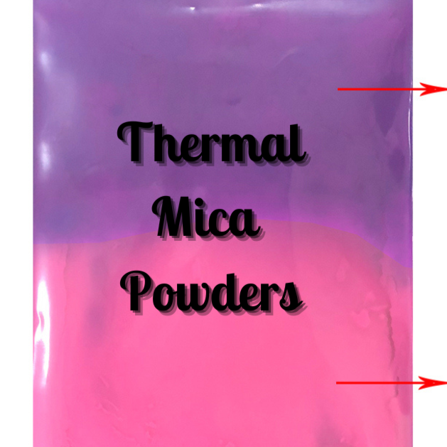 Dark To Neon Green Thermal Mica – Glitter Makes It