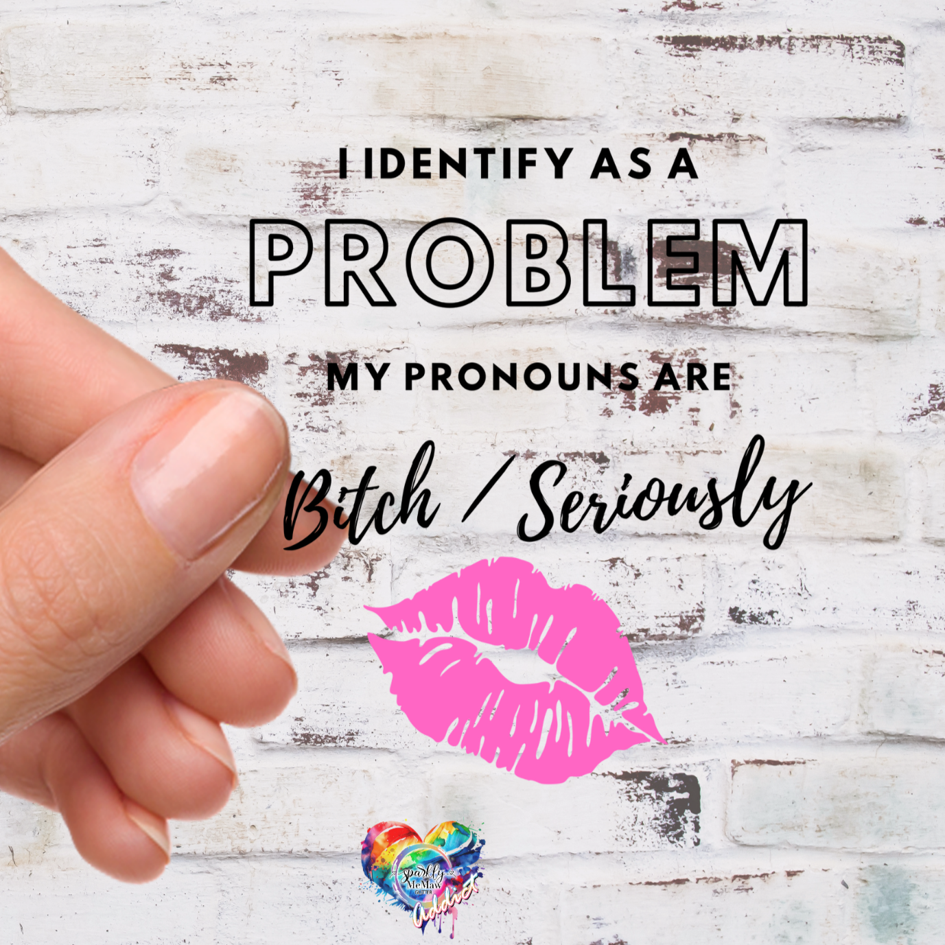My Pronouns are UV DTD Decal
