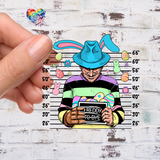 Freddy to Dye UV DTF Decal