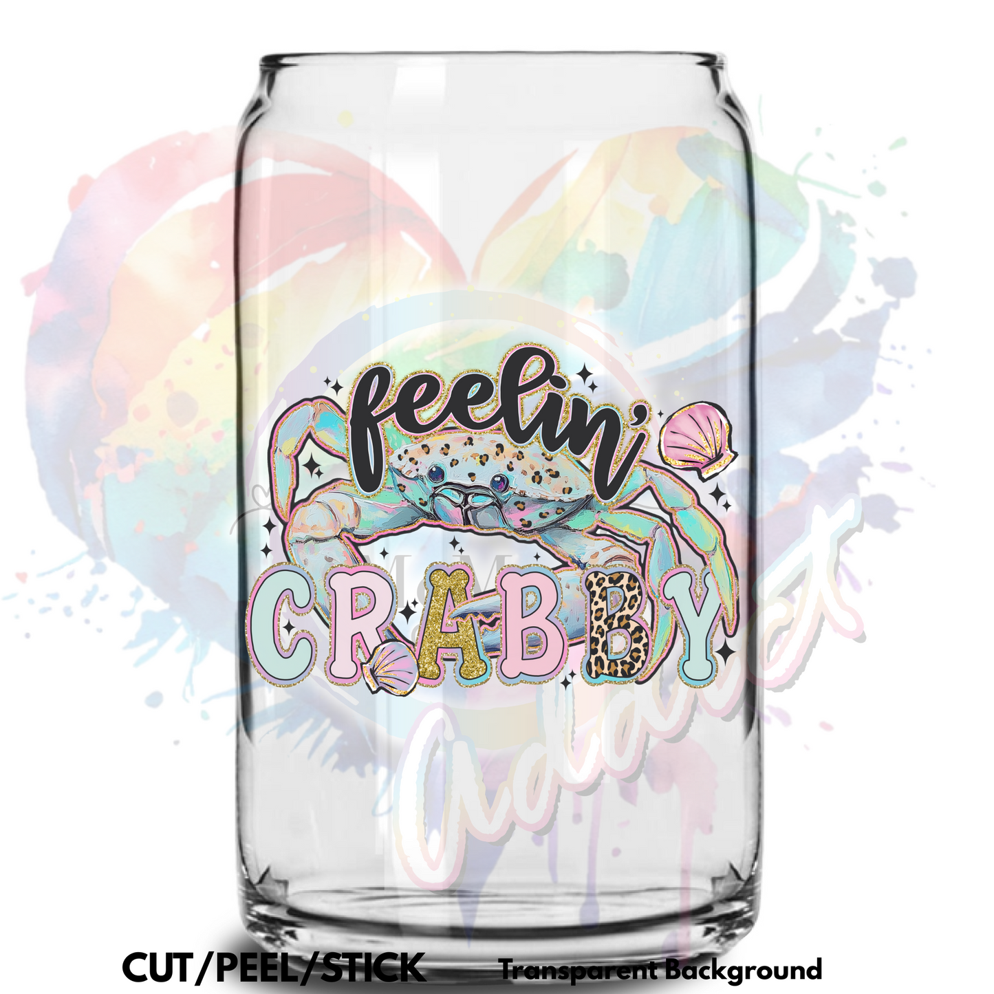 Feelin Crabby UV DTF Decal