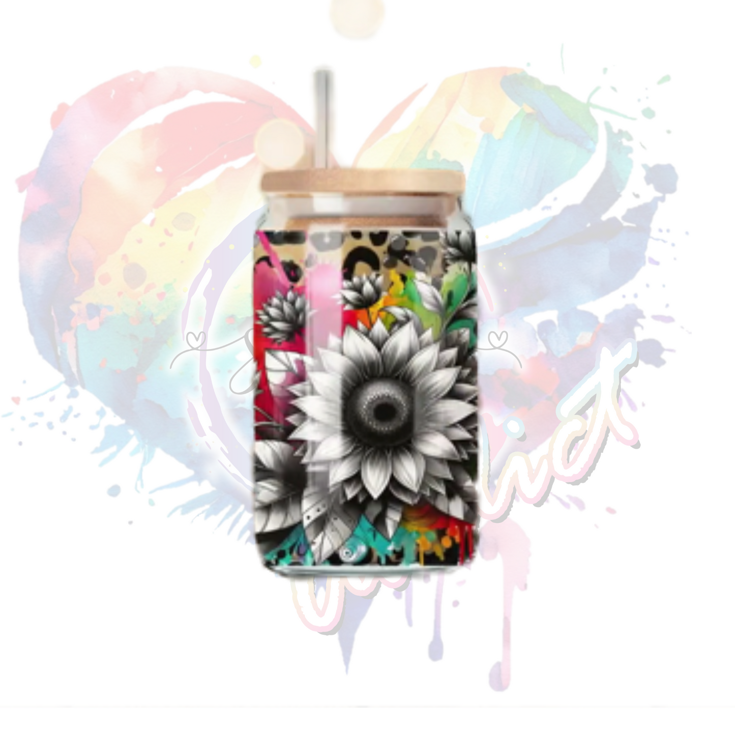 Mama-Leopard Print  UV DTF 16 oz Wrap