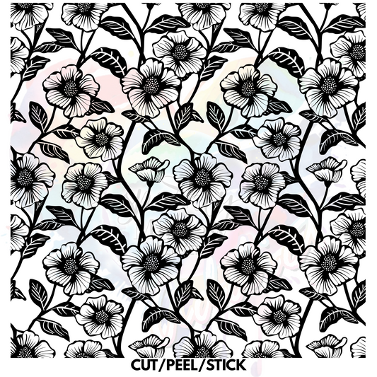 Floral Pattern 3 Element Sheet 10X10