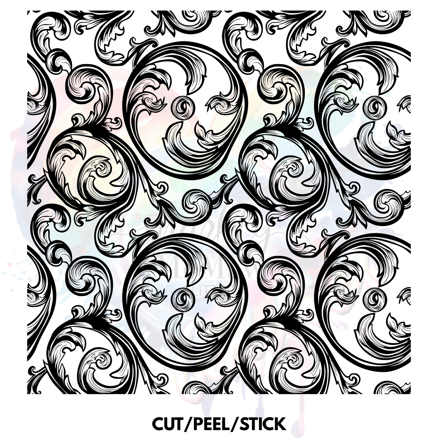 Tooled Leather 11 Element Sheet 10X10