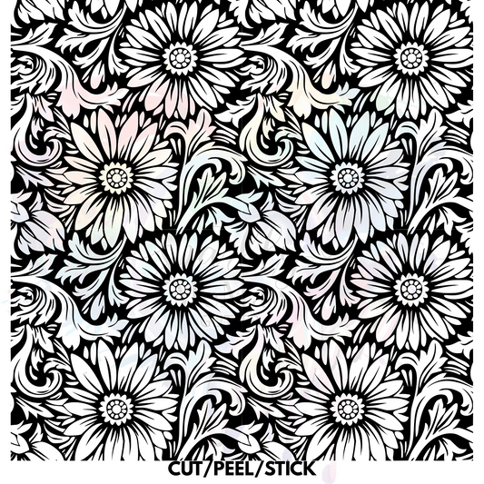 Tooled Leather 17 Element Sheet 10X10