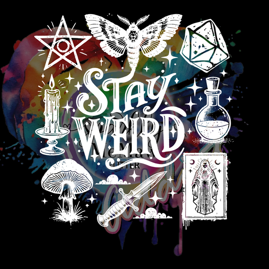 Stay Weird Witchy    Element Sheet 9x9