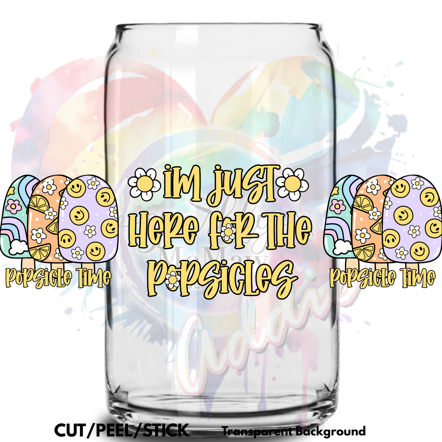 Popsicle Time UV DTF 16 oz Wrap