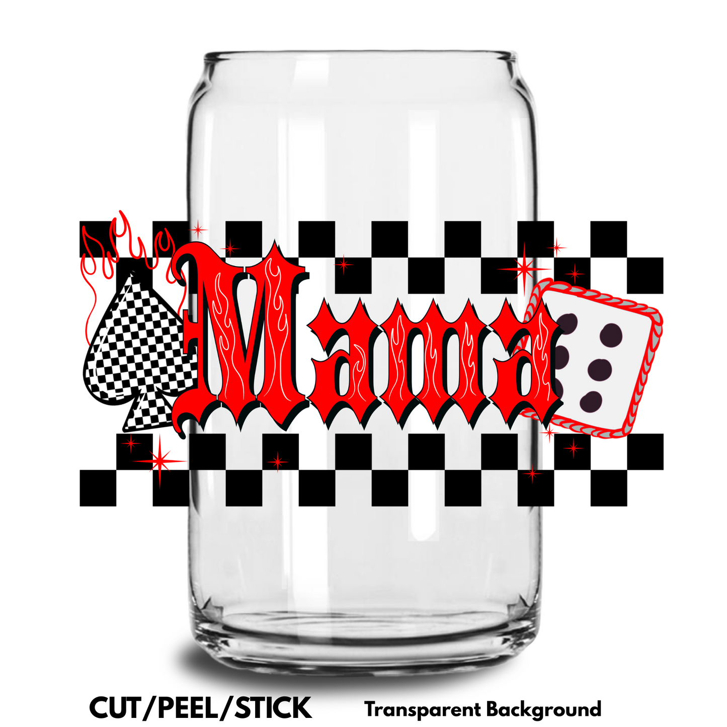 Mamaaaa 2 XL UV DTF Decal  6x3