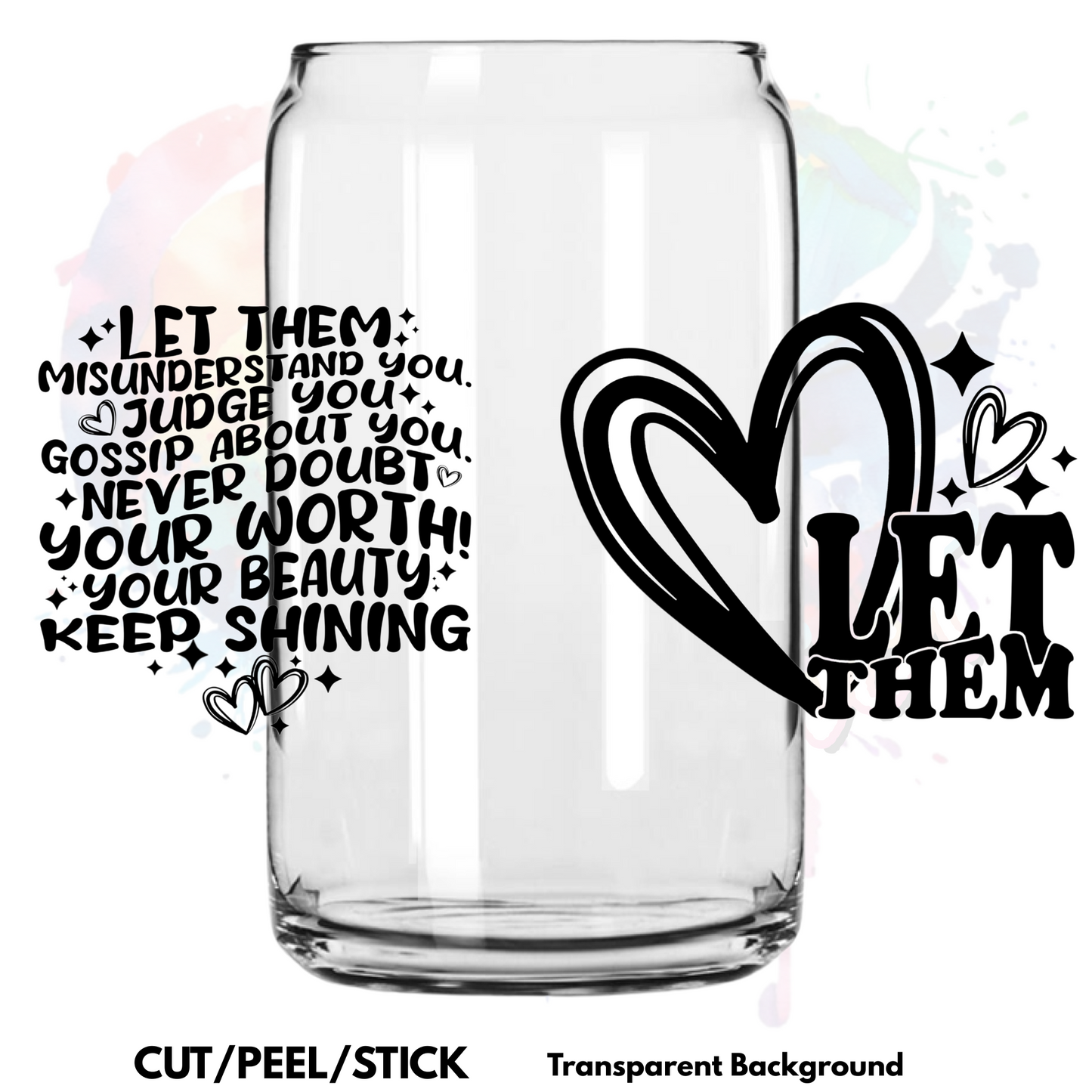 Let them OG UV DTF 16 oz Wrap (Decal Set)