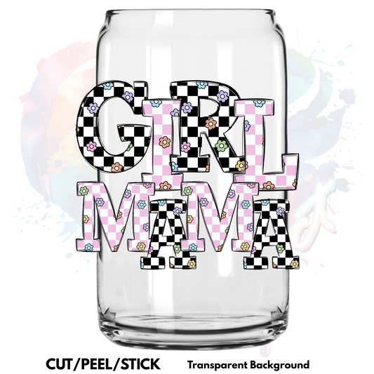 Girl Mama UV DTF Decal