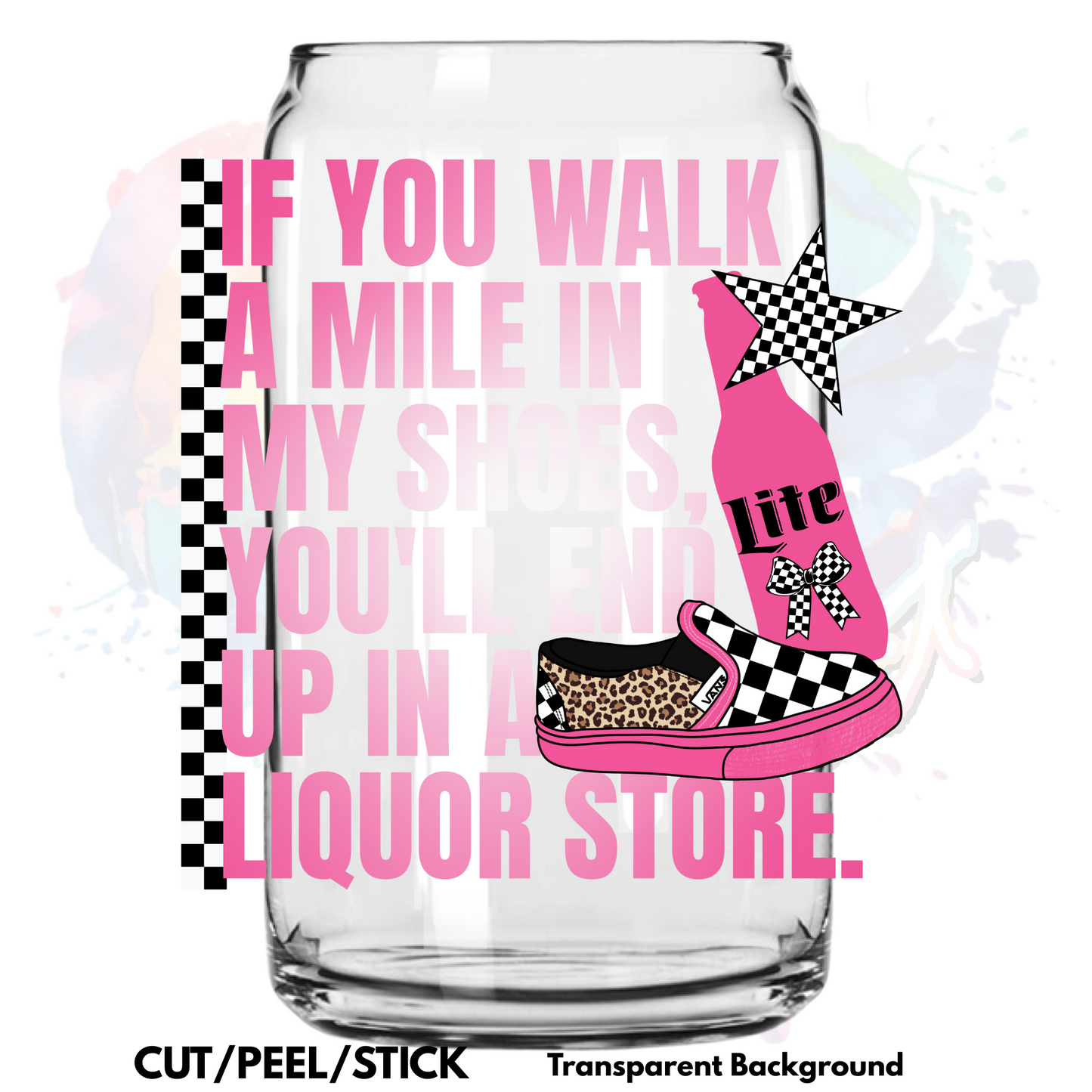 Liquor Store UV DTF Decal