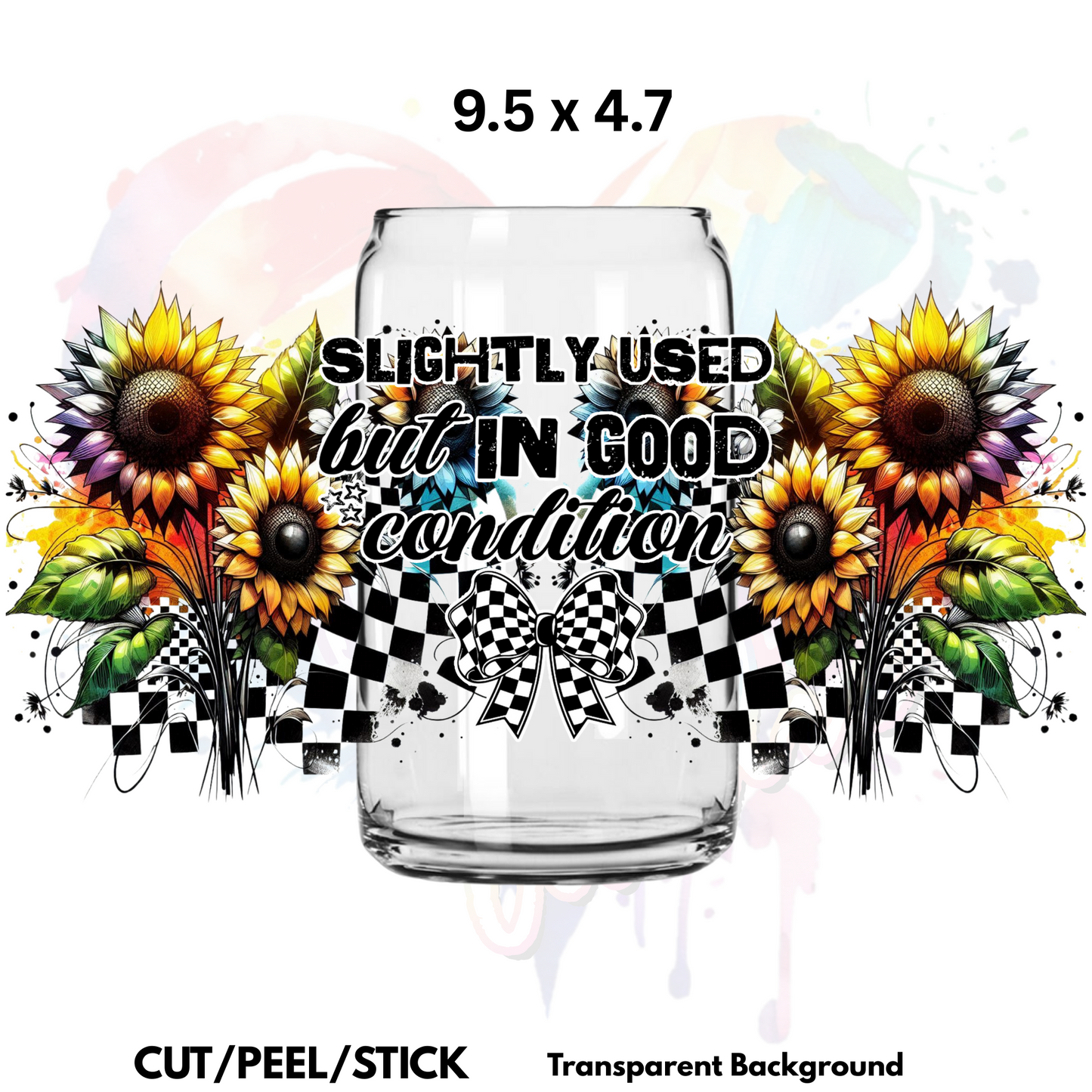 Slightly Used  UV  DTF  Wrap