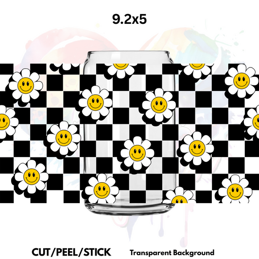 Retro Daisy 01 UV  DTF  Wrap