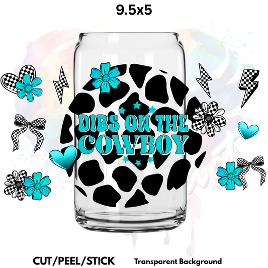 Dibs Cowboy UV  DTF  Wrap