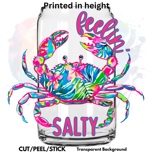 Feelin + Salty UV DTF Decal