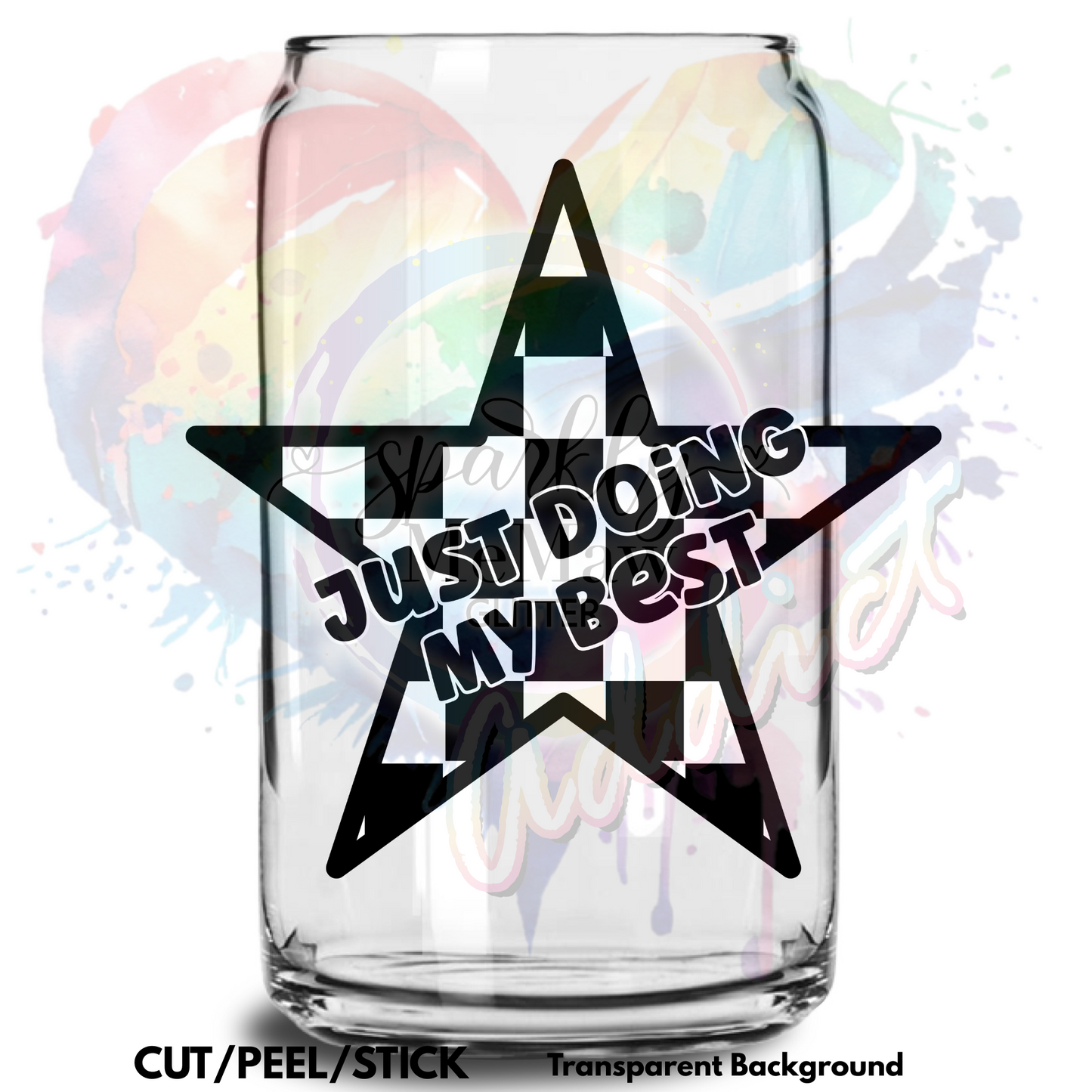 Just doing my best 1 UV DTF Decal