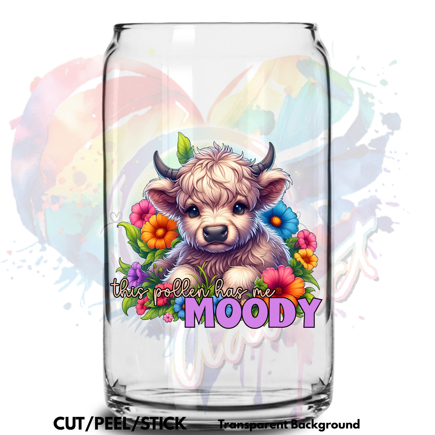 Pollen has me moody  UV DTF Decal