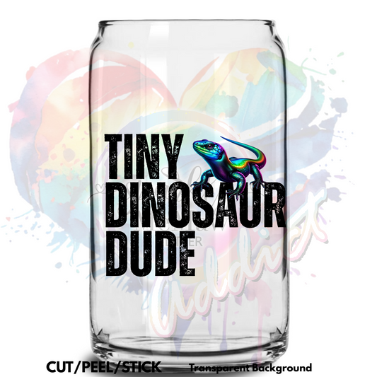 Tiny Dinosaur dude   UV DTF Decal