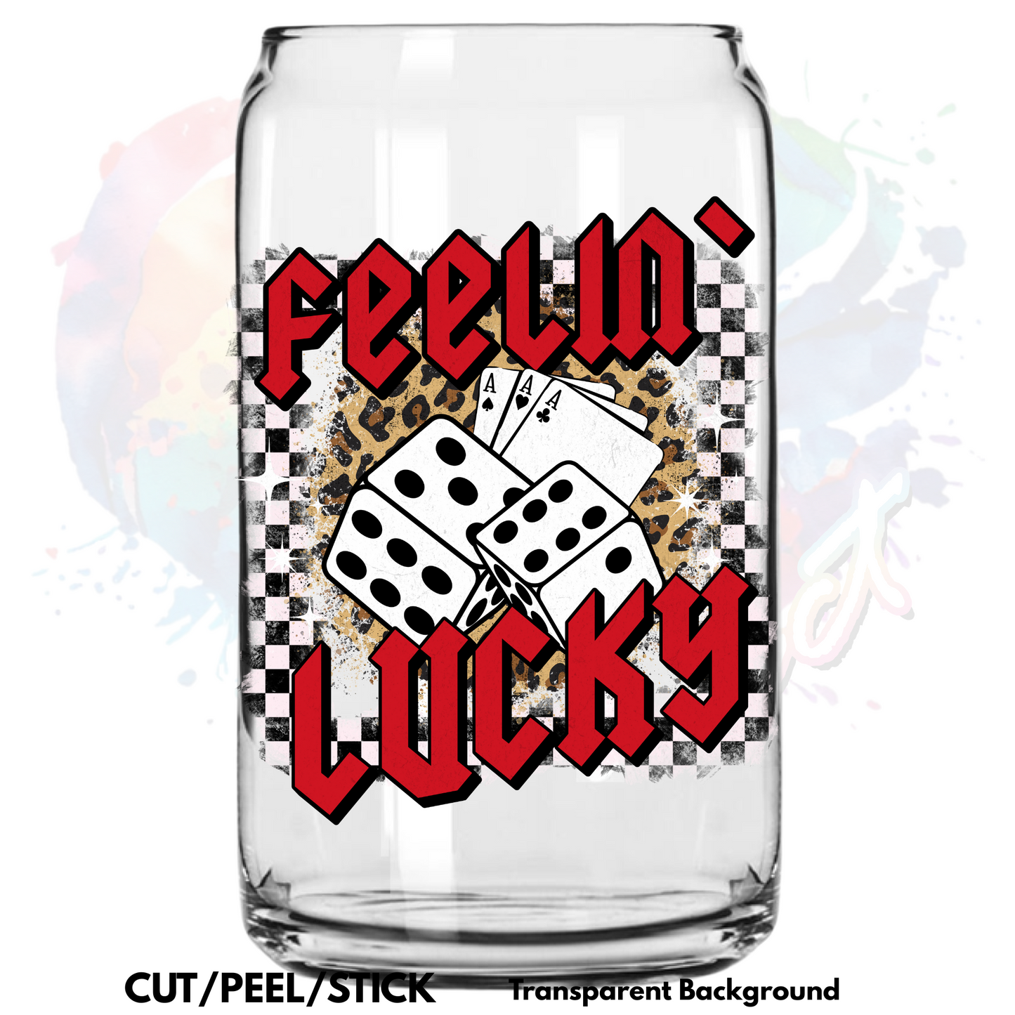 Feelin' Lucky Dice UV DTF Decal (Copy)