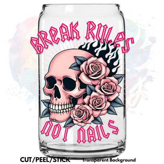 Break Rules UV DTF Decal