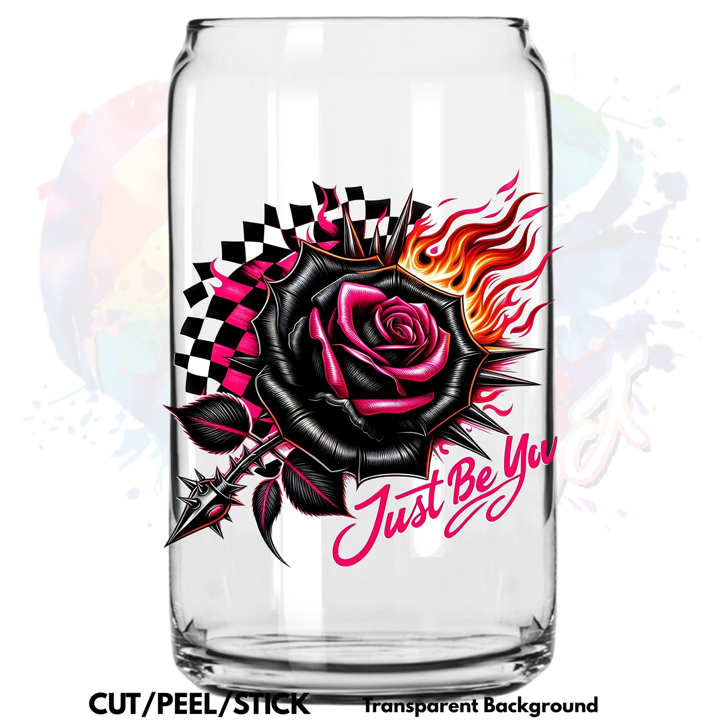 Just Be you UV DTF Decal
