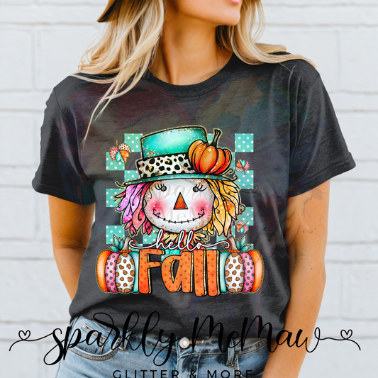 Hello Fall 5 Ready to Press DTF Transfer (Fabrics only)