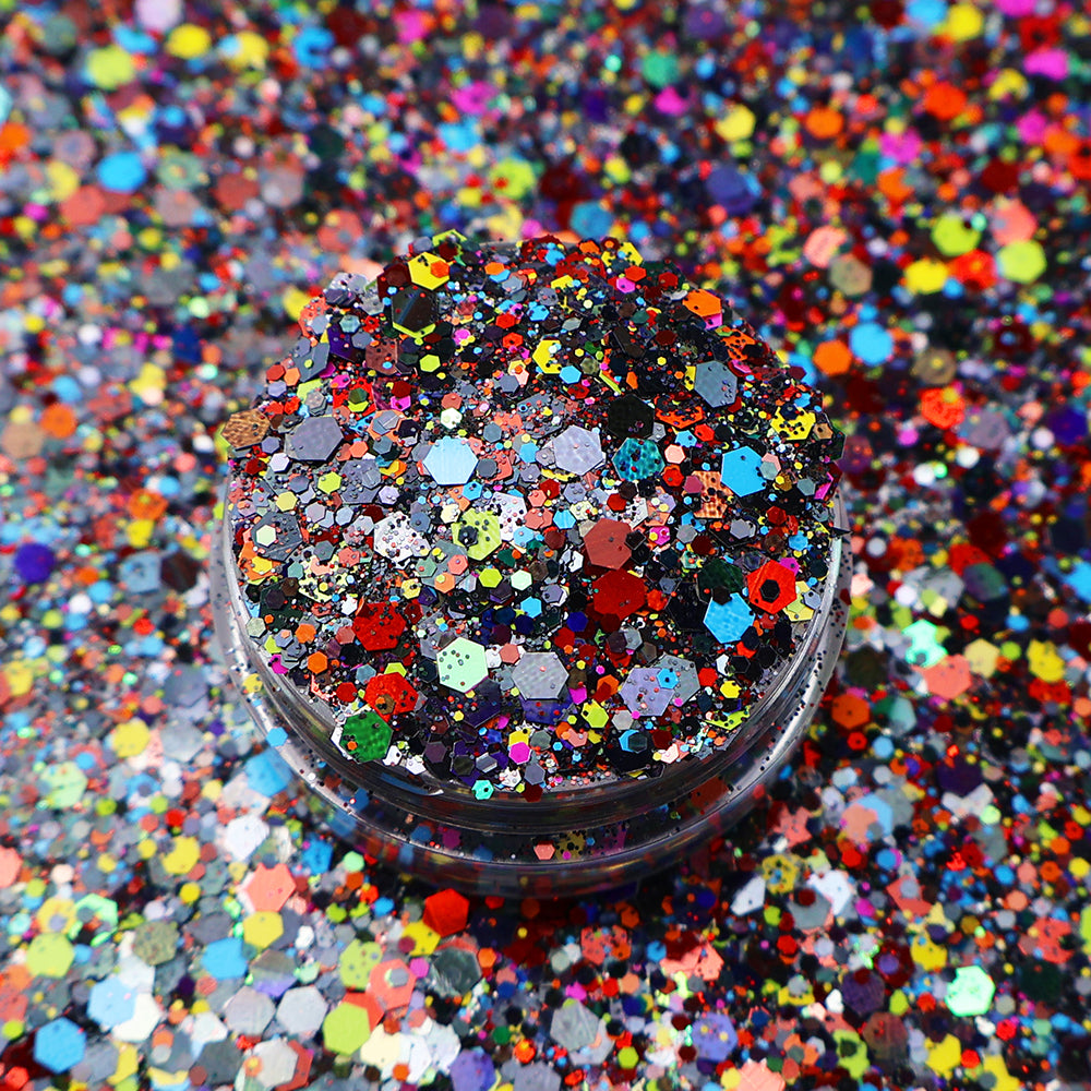 Rainbow Spit Chunky Glitter Mix