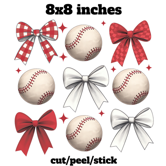 Baseball Element 2  UV DTF Element Sheet