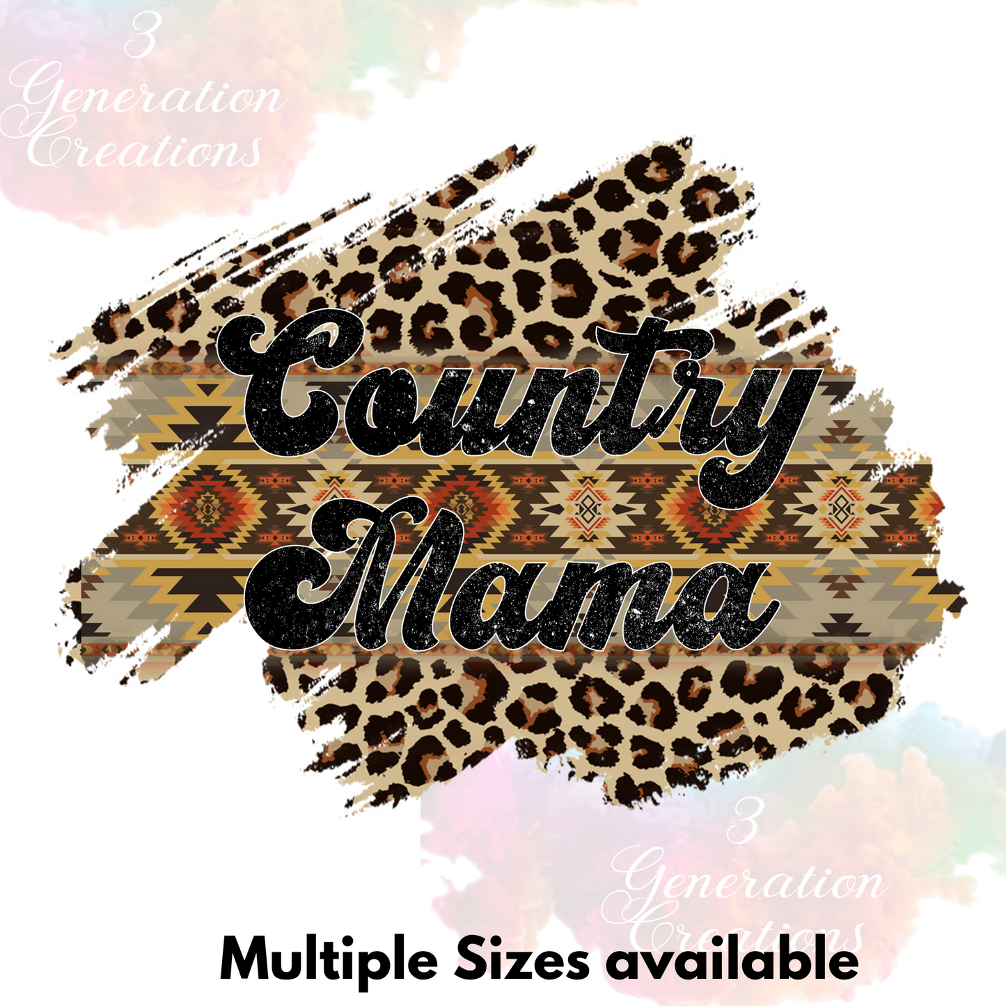 Country Mama UV DTF Decal
