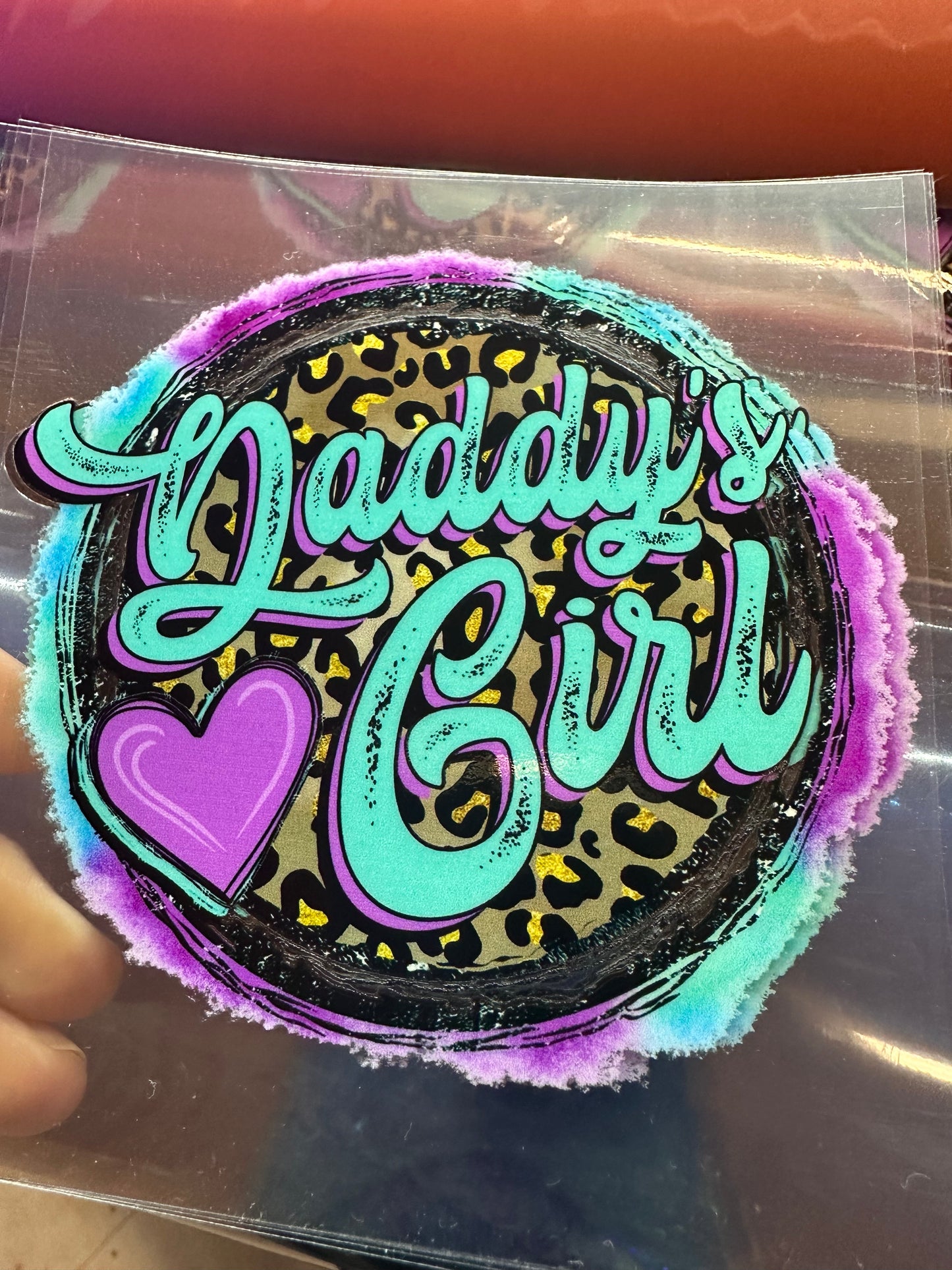 Daddy's girl UV DTF Decal