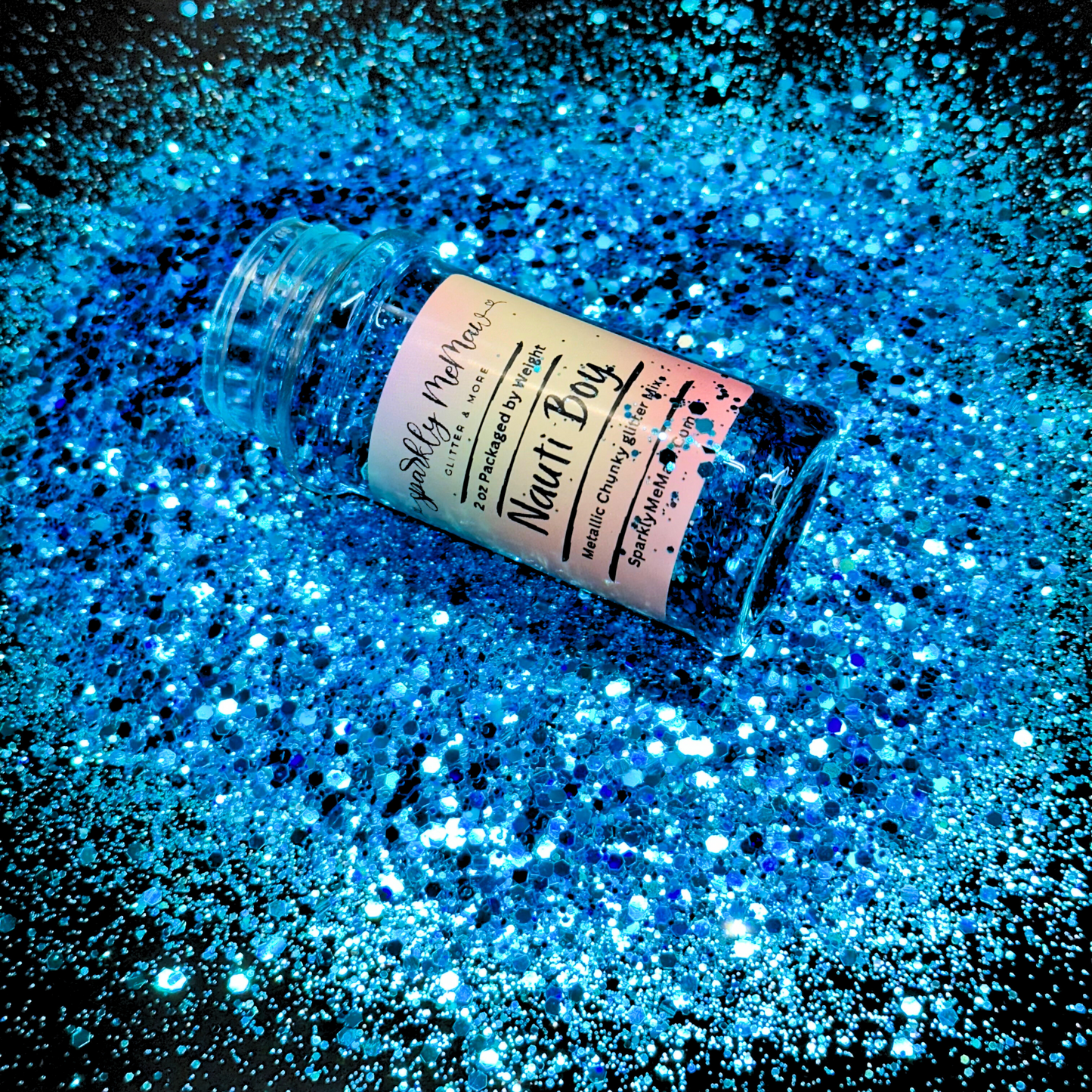 Nauti Boy Chunky Metallic Glitter Mix #80