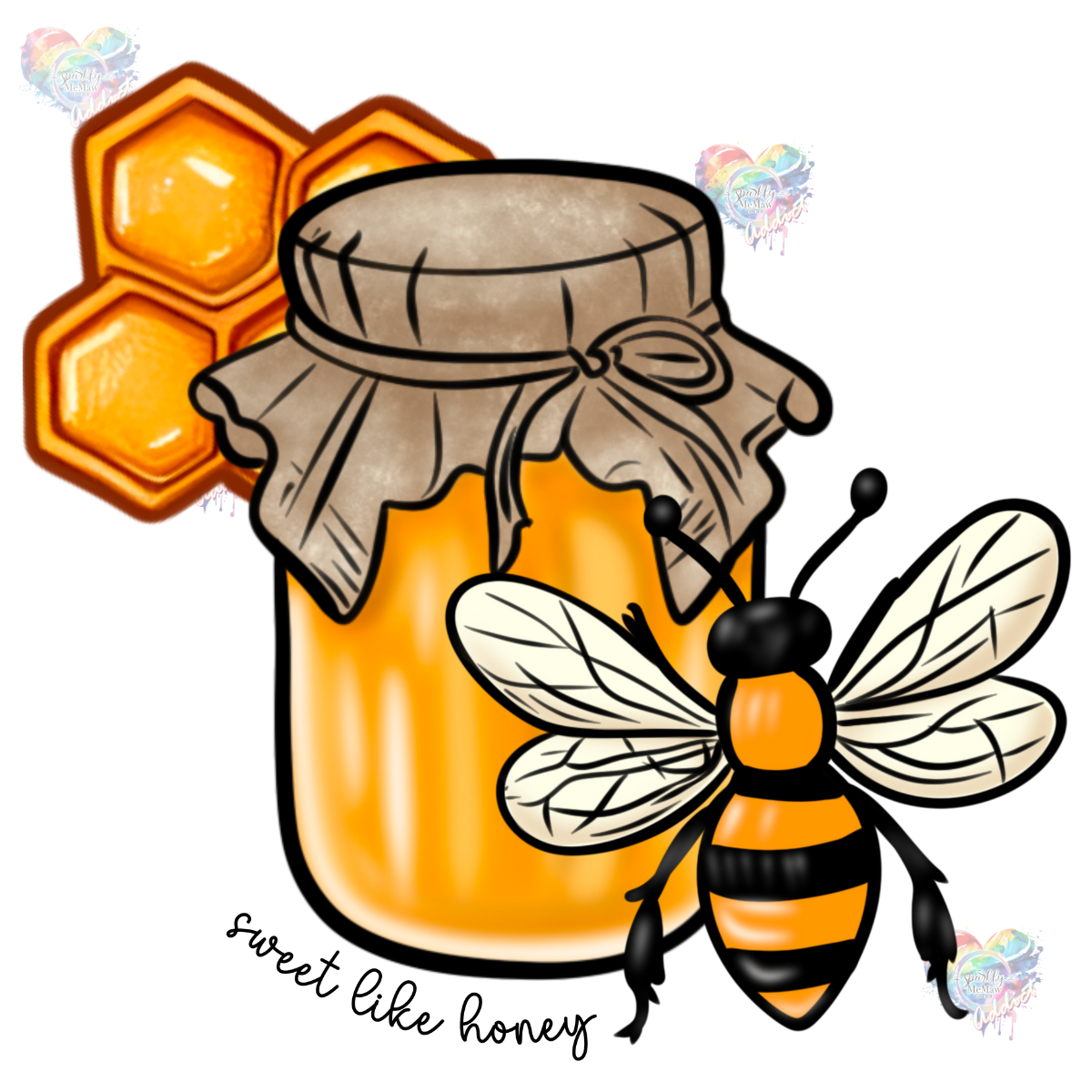 Sweet like honey 2 UV DTF Decal