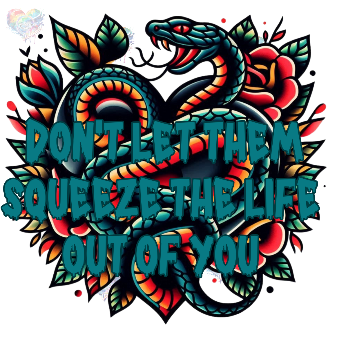 Squeeze the Life  UV DTF Decal