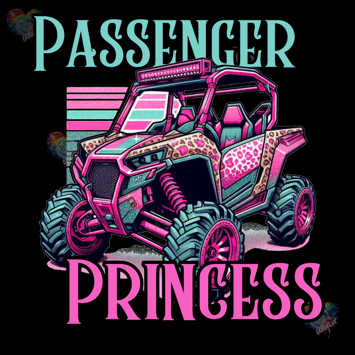 Passenger Princess UV DTF Decal