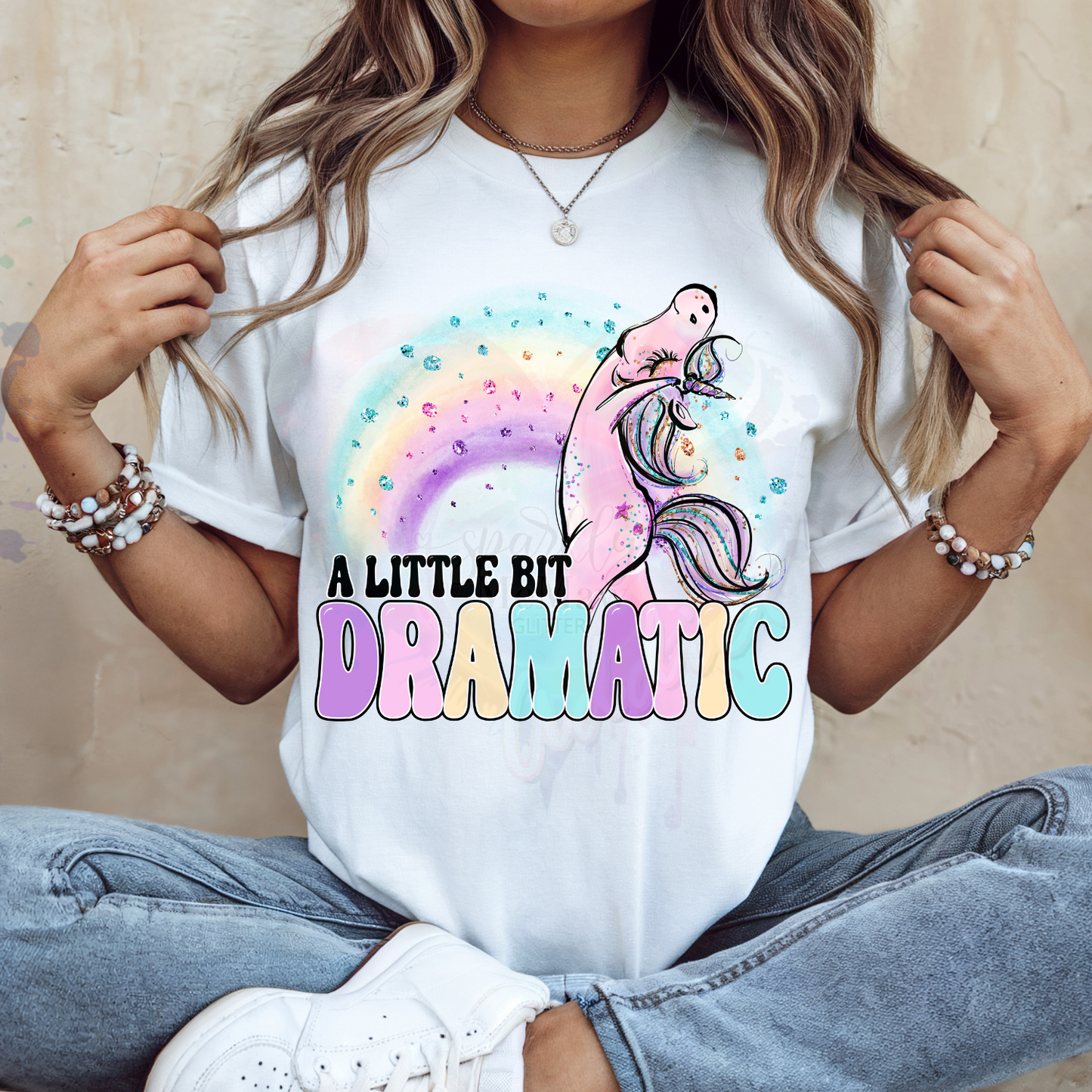 Snarky Unicorn Ready to Press DTF Transfer (Fabrics only)