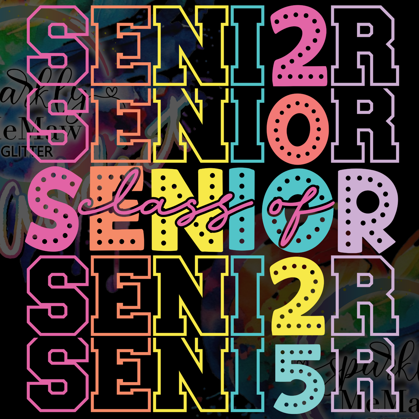 Class of 2025  UV DTF Decal