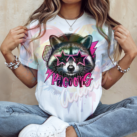 Racoons  Ready to Press DTF Transfer (Fabrics only)