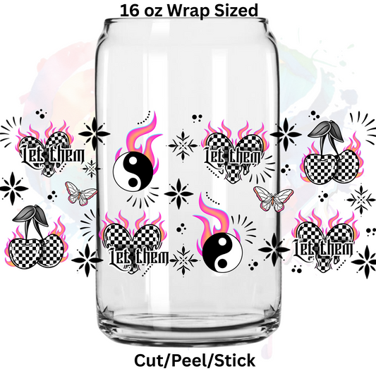 Let them Flames UV  DTF 16 Oz wrap