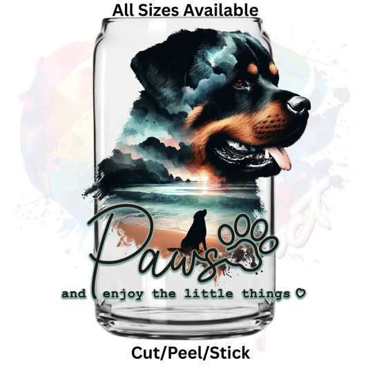 Paws Puppy 3 UV DTF Decal