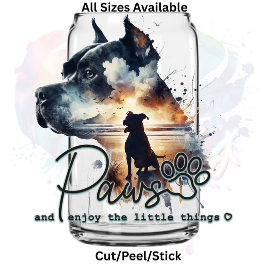 Paws Puppy 6 UV DTF Decal