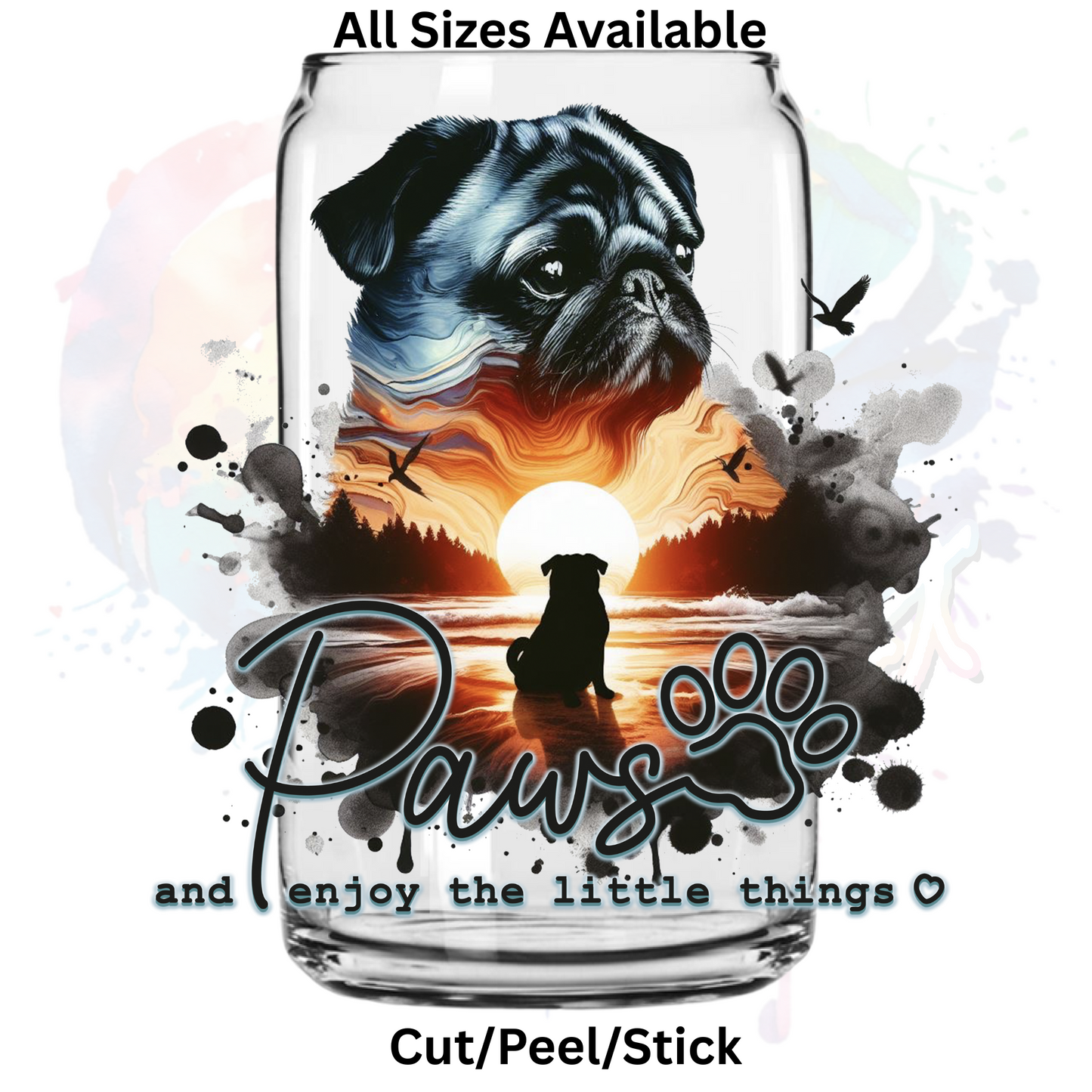 Paws Puppy 7 UV DTF Decal