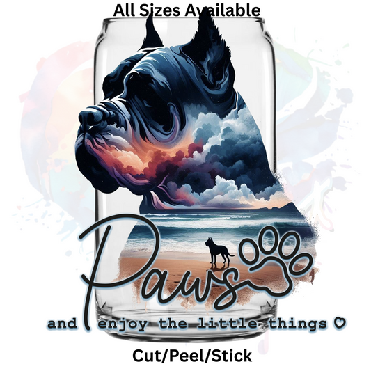 Paws Puppy 8 UV DTF Decal