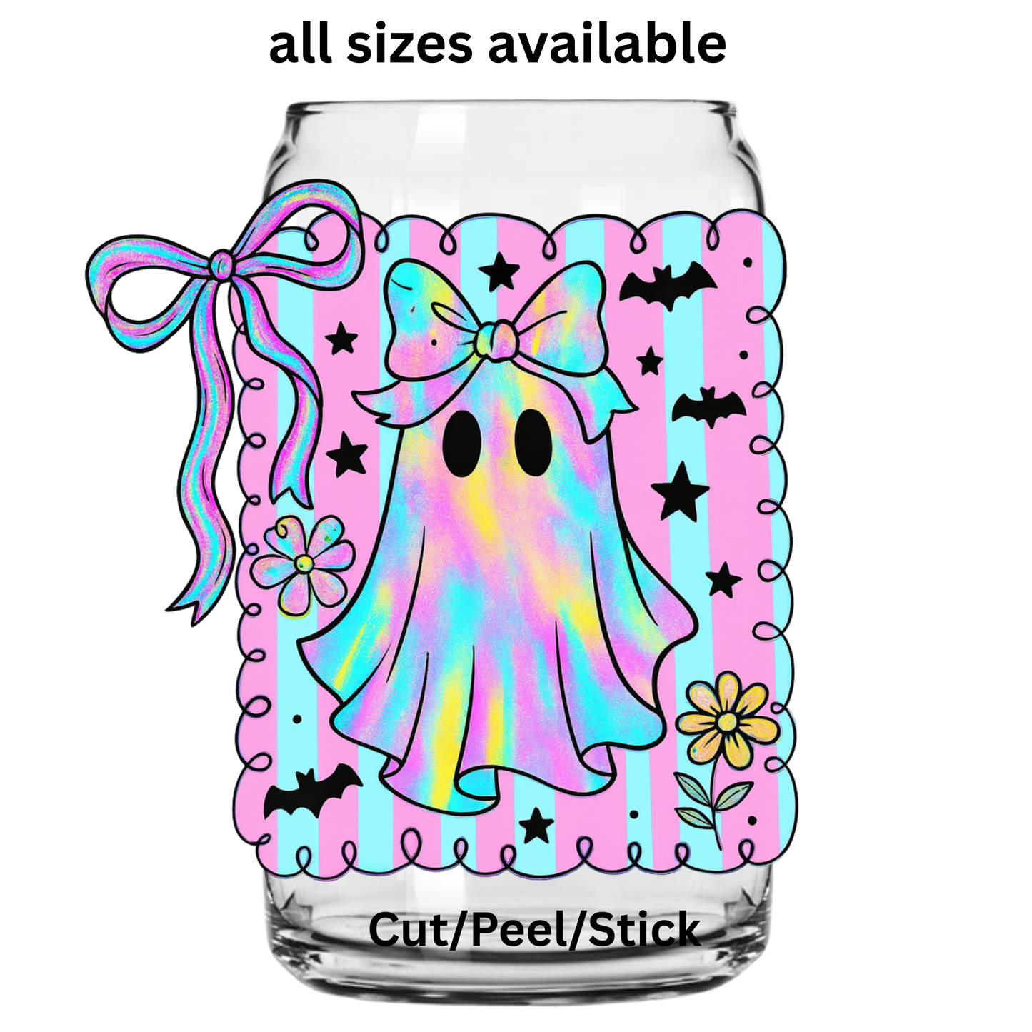 Ghost # 9 UV DTF Decal