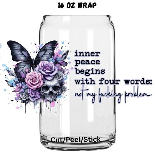 Inner Peace UV  DTF 16 Oz wrap