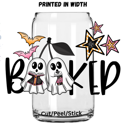 Booked UV DTF Decal (printed in width)