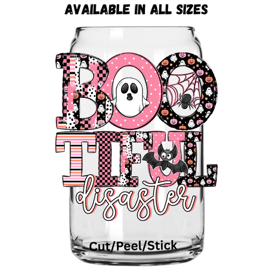 Bootiful Disaster UV DTF Decal