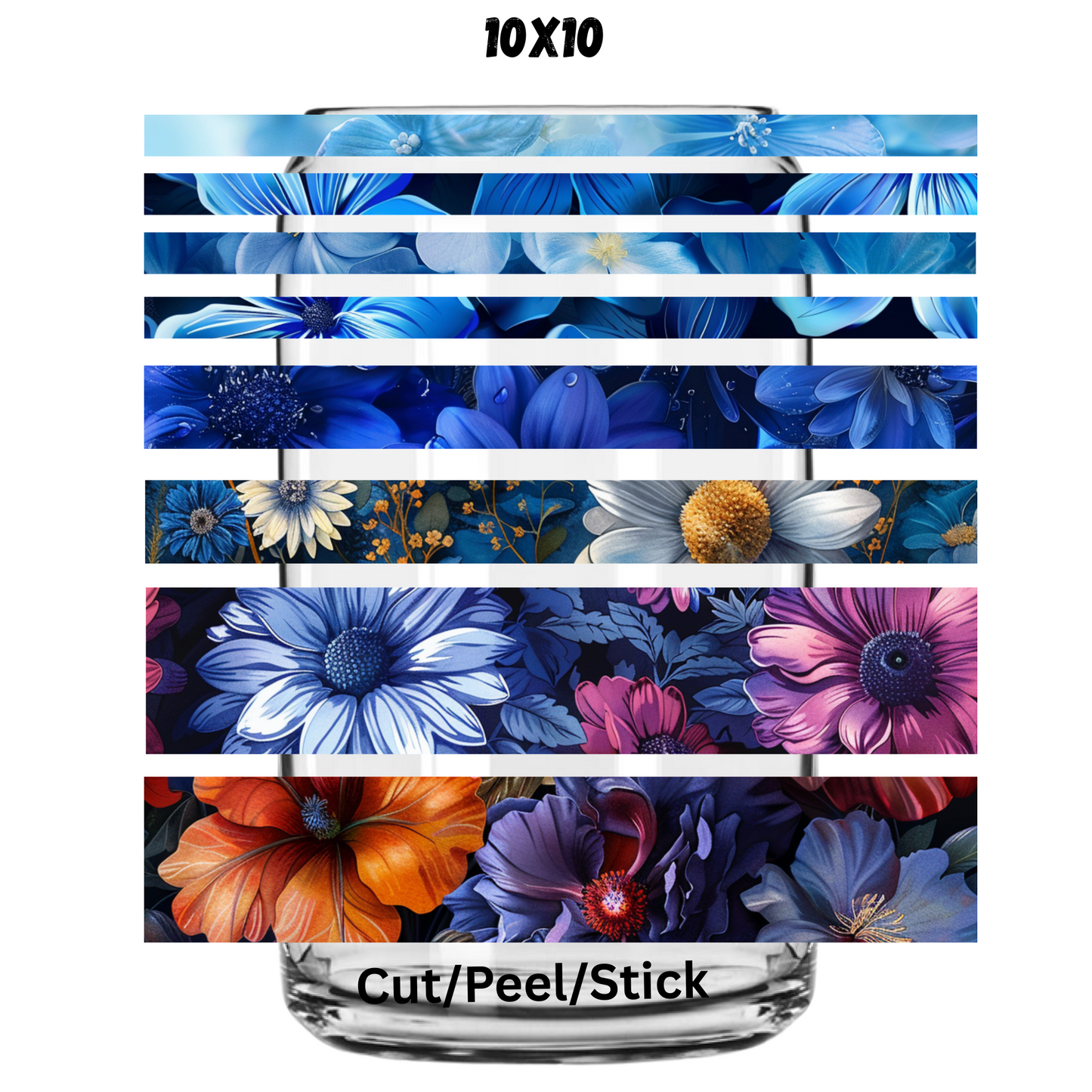 WildFlowers 1 UV DTF Sheet 10x10