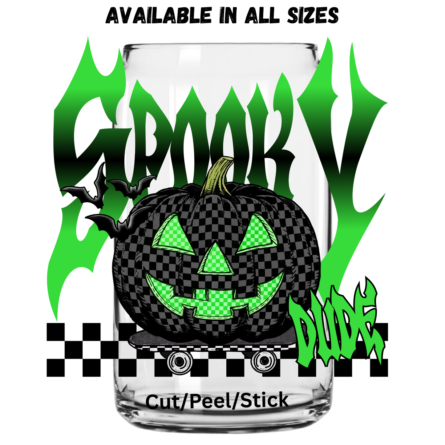Spooky Dude UV DTF Decal