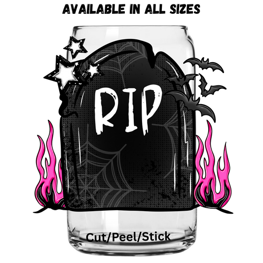 Rip Flames UV DTF Decal