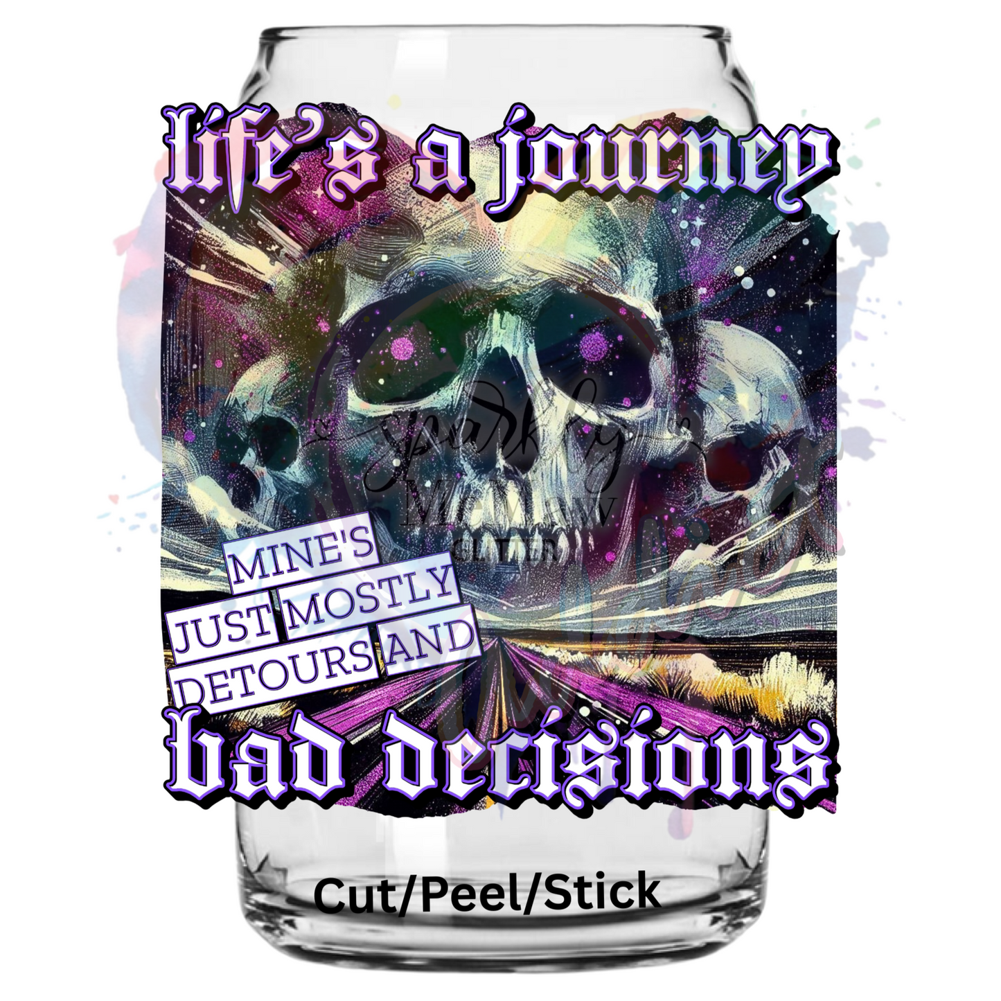Life's a Journey UV DTF Decal