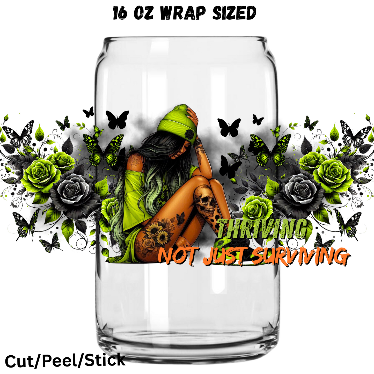 Thriving Version 1 UV DTF 16 Oz wrap